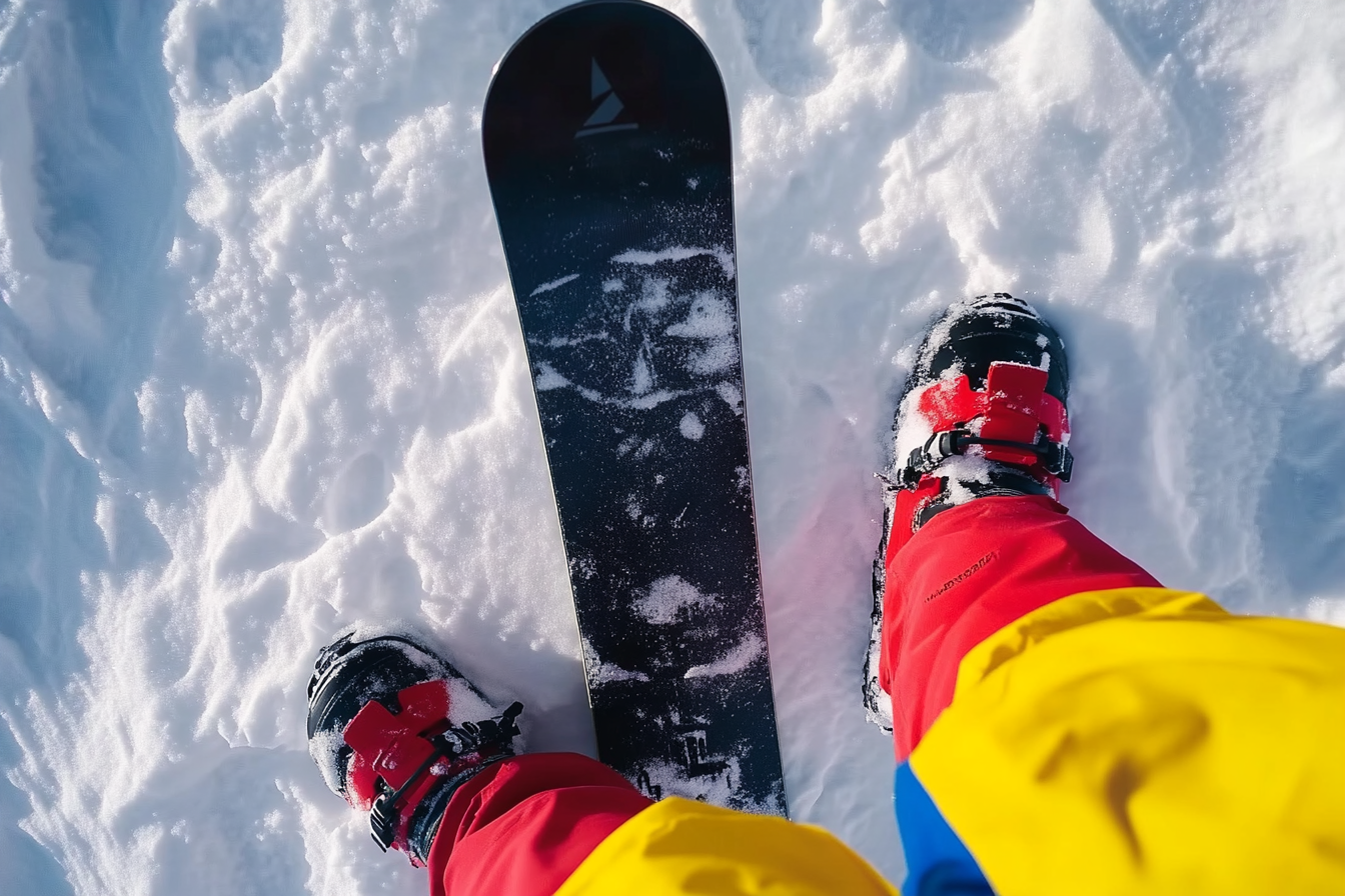 skiing and snowboarding