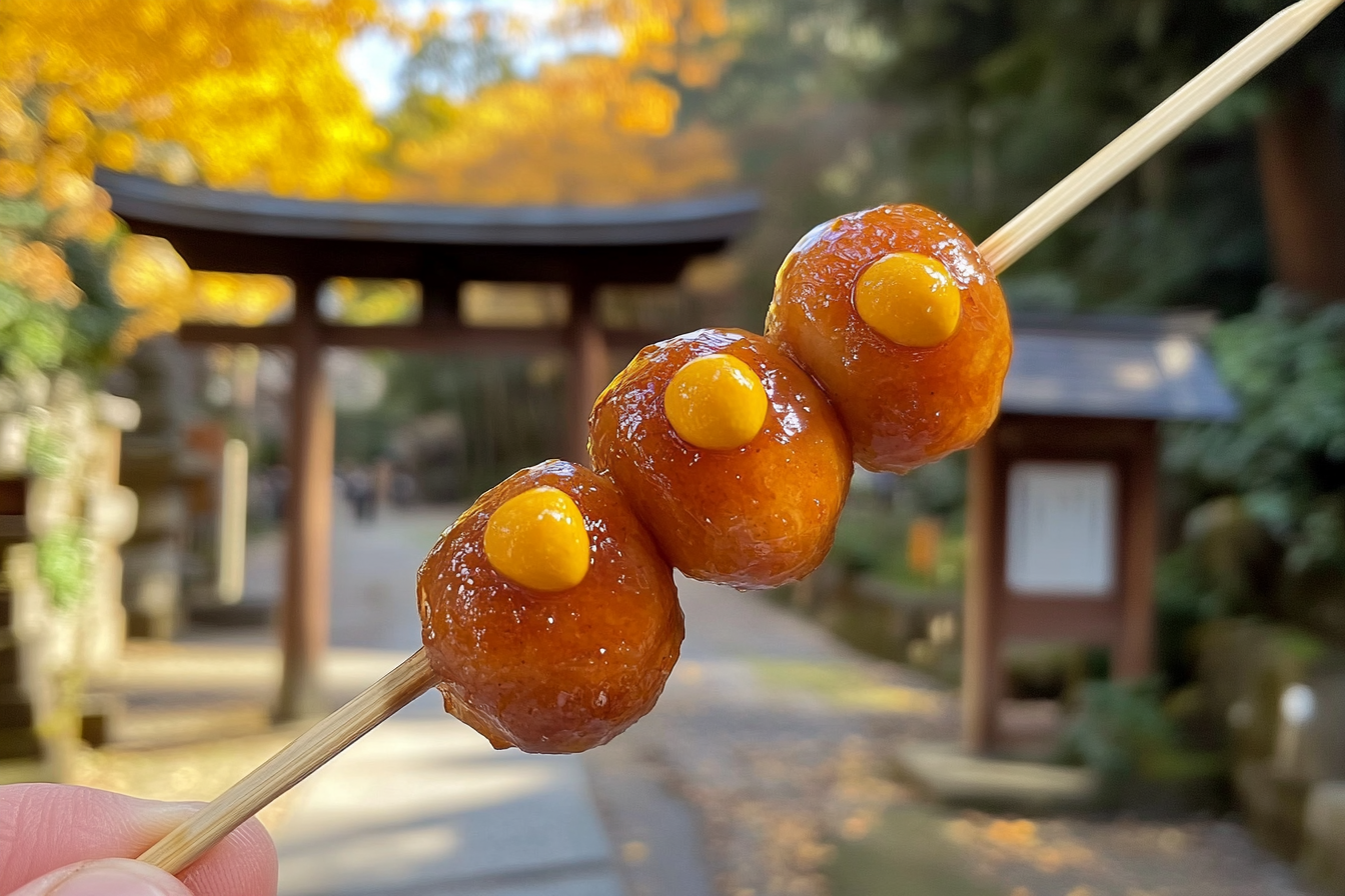  dango (Japanese rice dumplings)