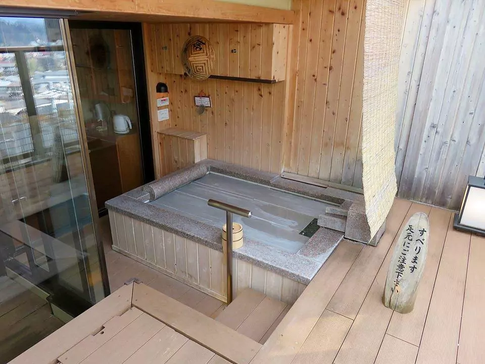 ryokan with private onsen