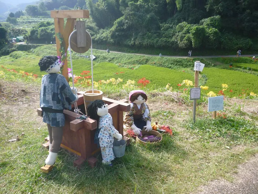 Rice field in Japanese