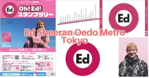 Ed Sheeran Oedo Metro Tokyo