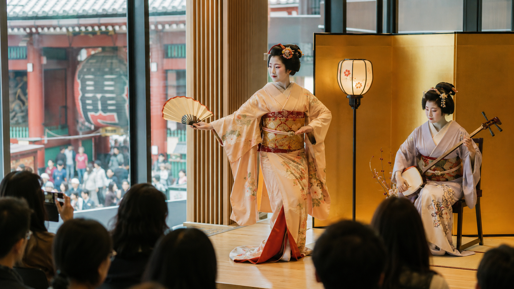 Free Geisha Performances at the Asakusa Culture Center where to see geisha in Tokyo