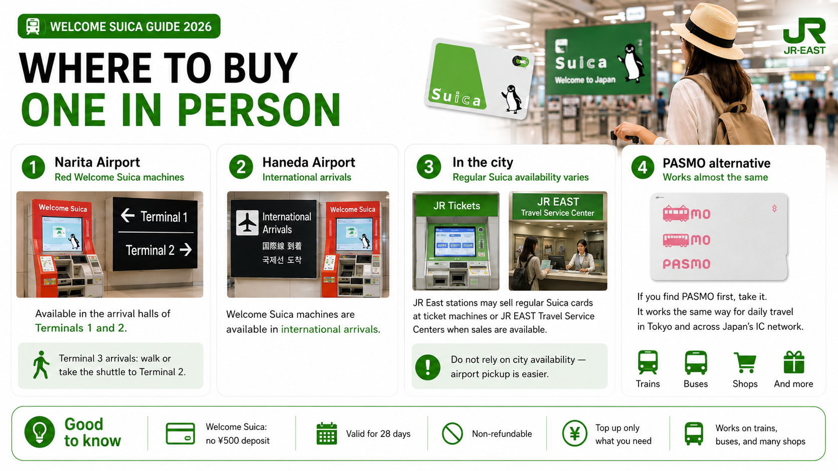 Where to Buy One in Person Suica card guide